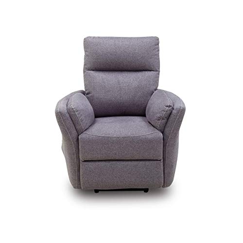 Astan Hogar Sillón Relax con Función Auto-Ayuda (Levanta Personas), Reclinación Eléctrica, Modelo Vito AH-AR10300GR, Gris,