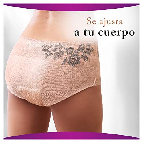 Ausonia Discreet Boutique Bragas Mujer para Pérdidas de Orina Talla L, 16 Unidades, Bloquean el Olor y la Humedad Evitando Fugas - Salmón