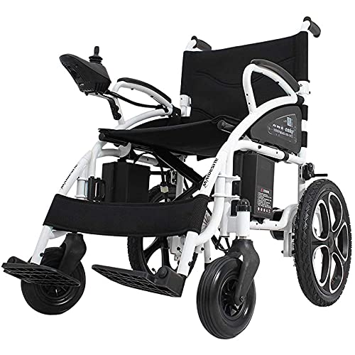 AWJ Scooter eléctrico portátil Inteligente, Ligero y Plegable para Silla de Ruedas, Silla de Ruedas motorizada de Dos Modos para Adultos, Transporte Plegable, sillas de Ruedas eléctricas du