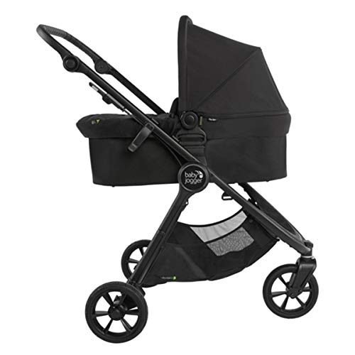 BABY JOGGER City Mini Gt2 - Cochecito Todo Terreno de 3 Ruedas + Capazo + Barra Delantera en Color, Carbón, Duo