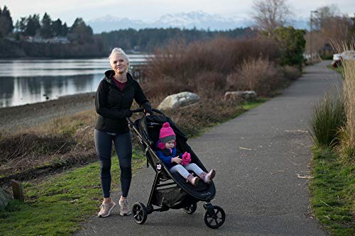 BABY JOGGER City Mini Gt2 - Cochecito Todo Terreno de 3 Ruedas + Capazo + Barra Delantera en Color, Carbón, Duo