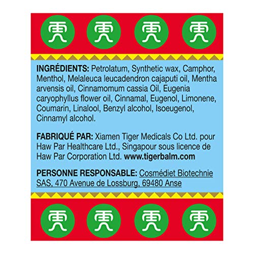 Bálsamo De Tigre 30g Rojo Super Fuerza Alivio De Dolor Crema Tailandia Tiger Balm