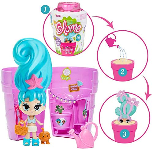 Bandai SK02254 - Muñeca coleccionable que empuja como una flor-10 sorpresas por pot-modelo aleatorio , color/modelo surtido