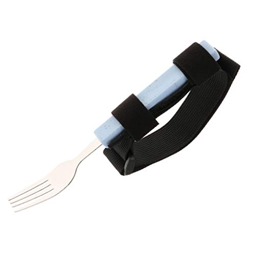 Baoblaze Utensilio Adaptable Comer Ayuda Tenedor para Mano Temblores Artritis Ancianos