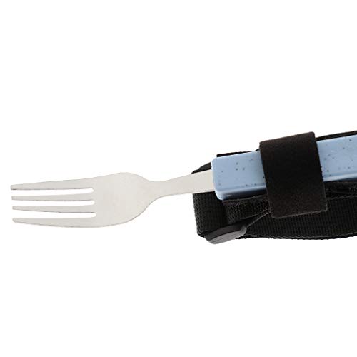 Baoblaze Utensilio Adaptable Comer Ayuda Tenedor para Mano Temblores Artritis Ancianos