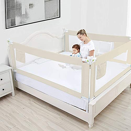 Barandilla de La Cama Guardia de Seguridad para Niños, Portátil Barrera de cama para bebé Protección contra caídas, Barandilla cama(180cm,150cm,200cm)(1.8)