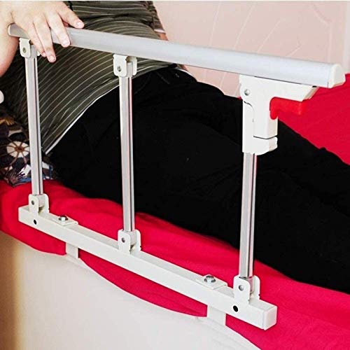 Barandillas de Cama con asa de Asistencia de Seguridad para Ancianos y Personas Mayores, Adultos, discapacitados y niños, Hospital Cabecera Barandillas de protección de Plegable Parachoques