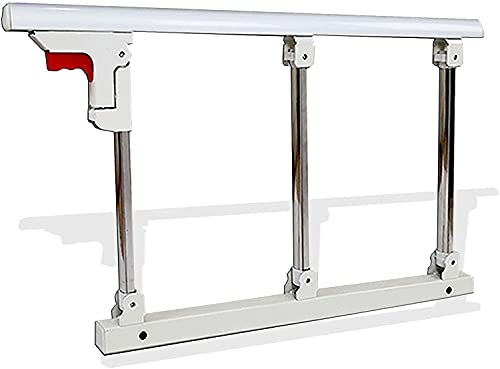 Barrera De Cama, para Ninos Bebe Adulto Anticaidas Infantil, Safety Abatible Estable Barandilla De Seguridad Acero Carbono Desmontable(Silver-70x3x40cm)