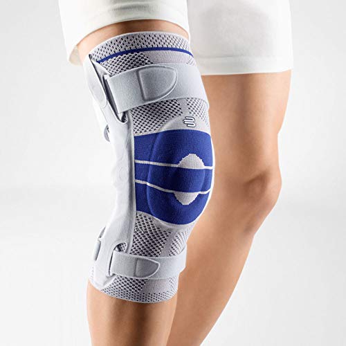 Bauerfeind GenuTrain S Vendaje de Rodilla, Derecho, Gris (Titán), Talla 4