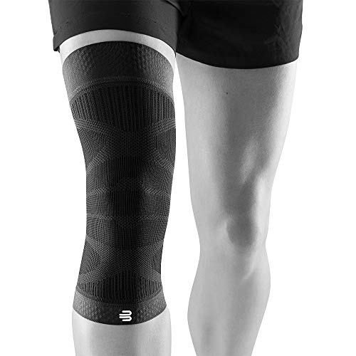 BAUERFEIND Sports Compression Knee Support Rodillera, Unisex-Adult, Negro, M