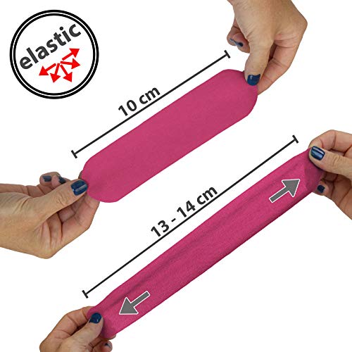 BB Sport 1 Rollo Cinta Kinesiología Tape 5 m x 5 cm Cinta Muscular E- Book Ejemplos Aplicación, Color:fucsia