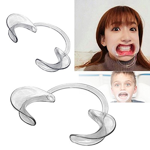 Beauneo 3pcs autoclave Dental dientes blanqueamiento labio y mejilla Retractor dentista abrebocas repeticion uso, S