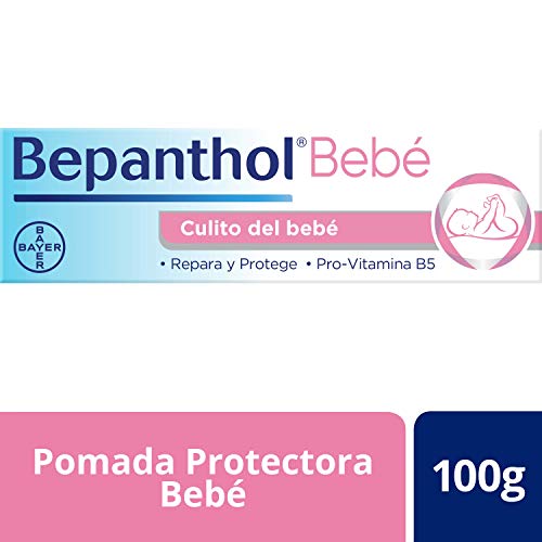 Bepanthol Bebé Pomada Protectora con Pro-Vitamina B5 para Proteger y Cuidar la Delicada Piel del Culito del Bebé, 100 g