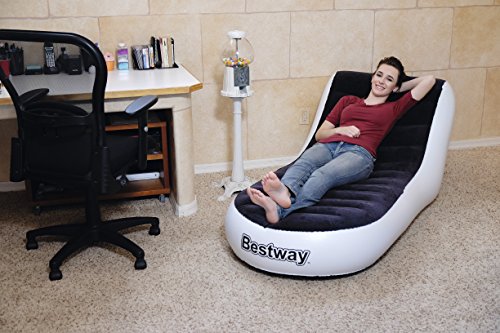 Bestway 75064 - Sofá Hinchable Extra Confortable Chaise Lounger 165x84x79 cm