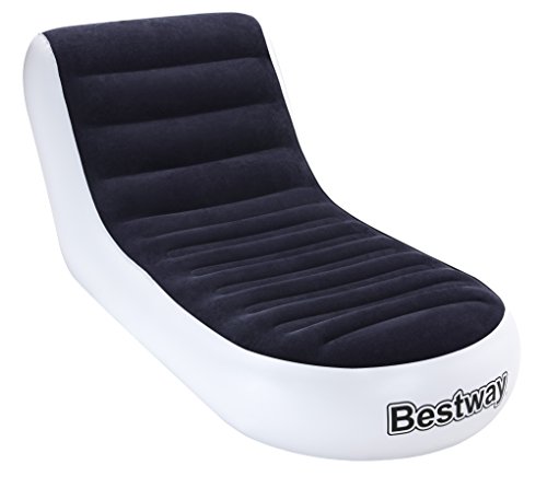 Bestway 75064 - Sofá Hinchable Extra Confortable Chaise Lounger 165x84x79 cm