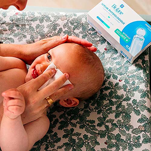 Biolane – Sérum Physiologique – Pour nettoyer le nez ou les yeux du bébé en toute sécurité - 30 unidoses