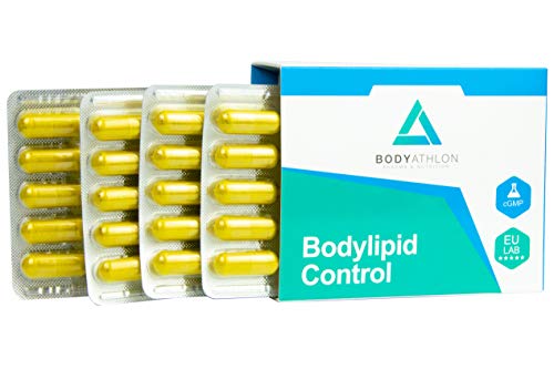 Bodyathlon– Bodylipid- Control colesterol y triglicéridos- Evita la formación de colesterol- Berberina, Levadura Roja de Arroz, Coenzima Q10, Vitamina E, Guggul- Fórmula adaptada a la normativa- Vegan