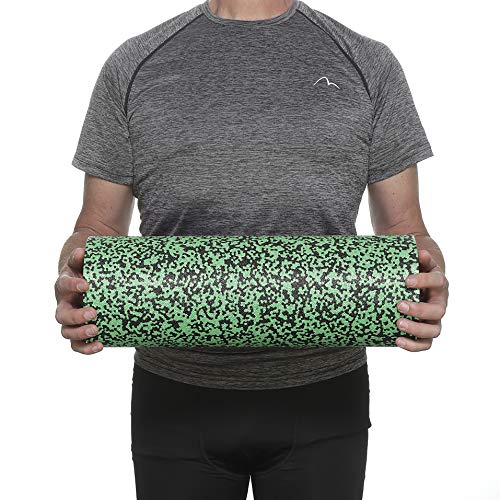 BODYMATE Rodillo Standard para tejido fascial | Dureza media | Longitud 45 cm diámetro 15 cm | Con libro electrónico gratuito | Rodillo miofascial profesional