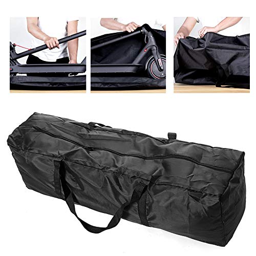 Bolsa de Almacenamiento para E-Scooter, Scooter E portátil Estuche de Transporte Transporte Scooter eléctrico Plegable Bolsa de Gran Capacidad para Xiaomi Scooter (Negro)