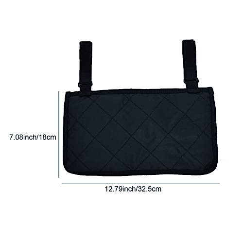 Bolsa de Almacenamiento Sillas de Ruedas, Bolsa De Transporte para Accesorios De Silla De Ruedas, Bolsa para sSillas de Ruedas, para Sillas de Ruedas, Cochecitos de Bebé (Negro)