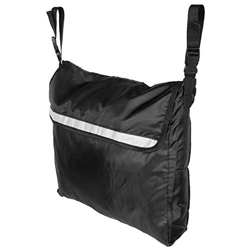 Bolsa lateral para silla de ruedas, tela Oxford Mochila para silla de ruedas Bolsa de almacenamiento plegable para silla de ruedas con correas ajustables para llevar artículos sueltos