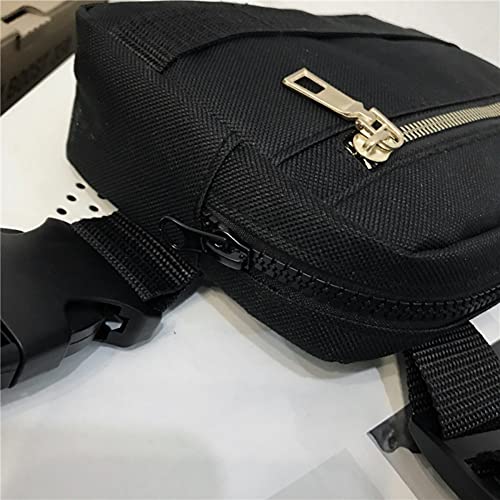 Bolsa para el pecho, Hip Hop Streetwear Riñonera táctica ajustable, bolsa para el pecho, para hombres, mujeres, deportes, camping, senderismo