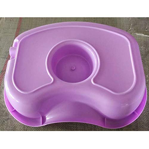 Bonarty Bandeja De Lavado De Cabello con Lavabo De Champú para Cama Portátil para Niños Discapacitados Mayores - Manguera Rosa 130cm, Los 45x34x12cm