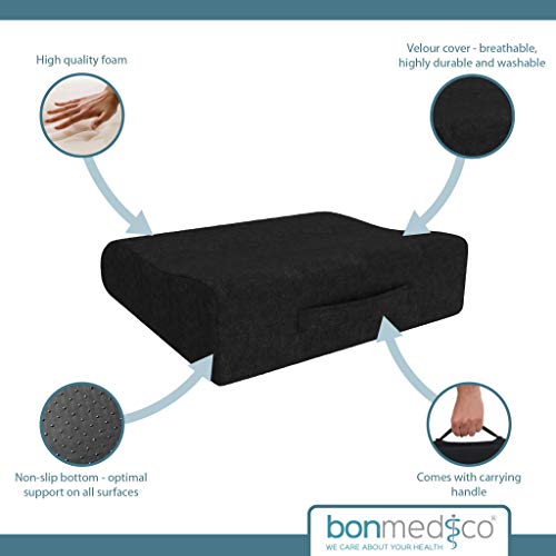 Bonmedico Cojin Antiescaras - Cojin Silla Oficia Viscoelastico - Sillas de Ruedas, Gamning, Sofa y Asiento de Coche - Cojines para Relax y Comfort