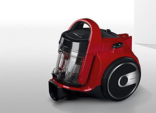 Bosch BGC05AAA2 GS05 Cleannn - Aspirador sin bolsa, 700 W, 1.5 litros, color Rojo y negro