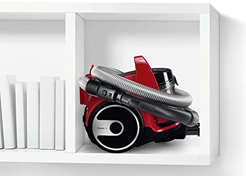 Bosch BGC05AAA2 GS05 Cleannn - Aspirador sin bolsa, 700 W, 1.5 litros, color Rojo y negro