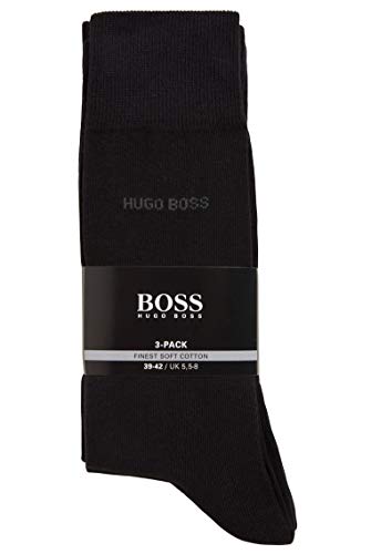 BOSS RS Uni SP CC Calcetines, Negro (Black 001), 43/46 (Pack de 3) para Hombre