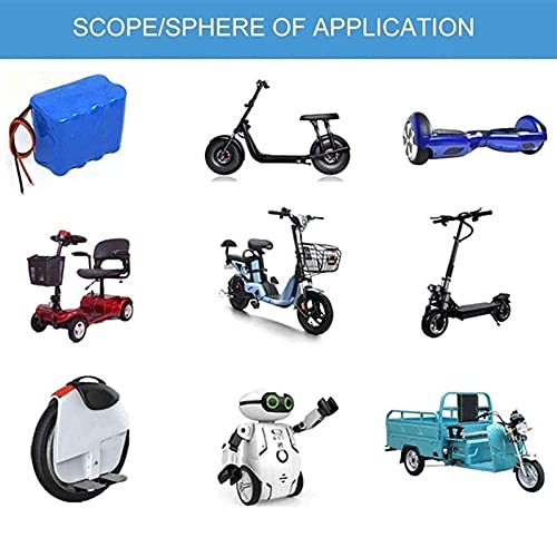 BOYUYO 54.6V/58.4V/54.8V 2A Li-Ion Electric Scooter Battery Charger, Power Adapter, Lithium Electric Bike Battery Charger 5.5mm * 2.1mm Connector (Color : 54.6V2A)