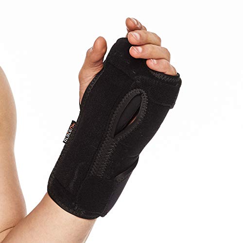 BraceUP® Muñequera tendinitis para noche, férula ligera acolchada para el túnel carpiano, apoyo de mano y alivio del dolor de la artritis, para hombres y mujeres