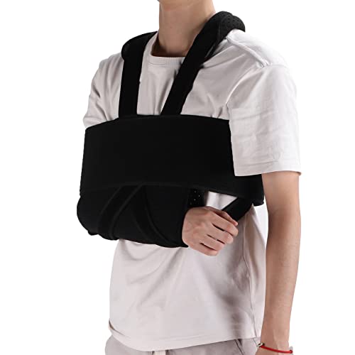 Brazo Sling Inmovilizador De Hombro Fractura De Brazo Postoperación Soporte De Brazo Roto, Para Desgarro De Hombro, Dislocación, Esguinces Y Distensiones Para Mujeres Y Hombres, Con Correas De Soporte