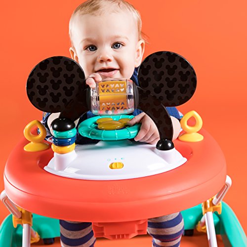 Bright Starts, Disney Baby Andador y Centro de actividades Mickey Happy Triangles, 6+ meses