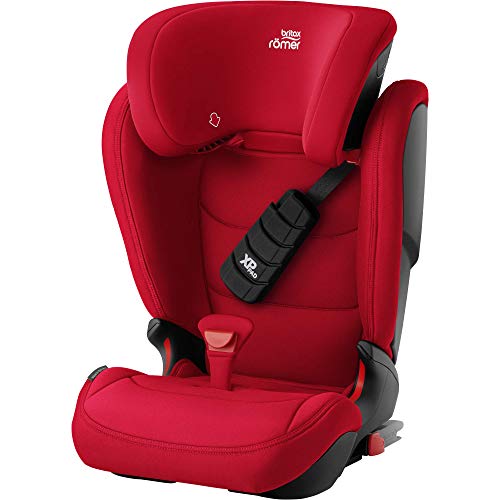 BRITAX RÖMER Silla Coche KIDFIX Z-LINE Protección Superior Frente a Impactos Frontales Niño de 15 a 36 kg Grupo 2/3 de 3,5 a 12 Años, Fire Red