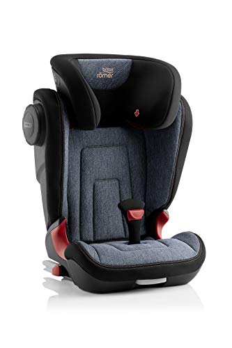 BRITAX RÖMER Silla Coche KIDFIX2 S con Protecciones Laterales Niño de 15 a 36 kg Grupo 2/3 de 3,5 a 12 Años, Blue Marble