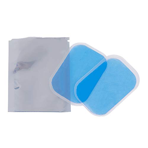 C100AE 60 PCS Gel Pad para EMS Electroestimulador Muscular Abdominales, EMS Gel Hojas para Masajeador Eléctrico Cinturó, ABS Estimulador Muscular Repuesto De Repuesto Accesorios