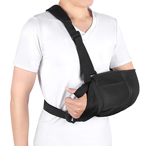 Cabestrillo Brazo, Cabestrillo Hombro Inmovilizador, Cabestrillo Transpirable para Brazo Adulto, Alivio del Dolor para Postoperatoria y Estabilización, Disponible para Mujeres y Hombres