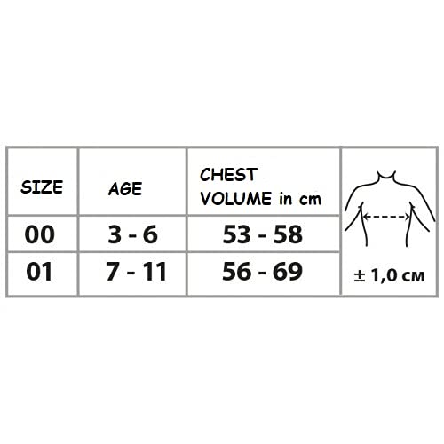 Cabestrillo de brazo Inmovilizador de hombro Vendaje de Desault (tamaño infantil) Small