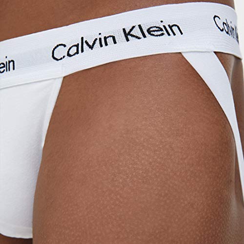 Calvin Klein 000NB1354A Bóxer, Blanco (White 100), S (Pack de 2) para Hombre