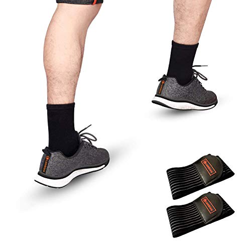 CAMBIVO Tobillera para Esguince, 2 x Tobilleras Estabilizadora Taloneras de Compresion para Hombre y Mujer, Fascitis Plantar, Tobillera Deportiva con Cincha para Running, Tendon de Aquiles