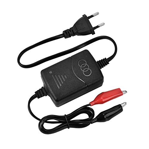 Cargador de Batería 12V 1300 mA con Protecciones Múltiples Inteligente Mantenimiento Automático para Batería de Plomo ácido Sellada de Motocicletas, Coche, Automóviles