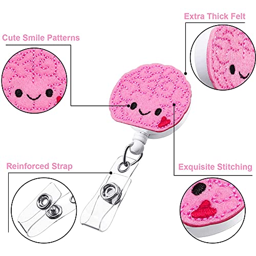 Carretes de Insignia, 3 Piezas Carretes de Insignia Retráctil, Insignia de Identificación Clip, Las Enfermeras Adultas, Los Médicos, Los Profesores y Los Estudiantes Pueden Utilizar