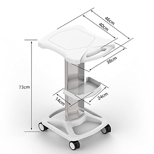 Carretillas Soporte de aluminio de la rueda del carro de la carretilla de la carretilla del salón rodante con la base del marco del hierro de aluminio del salón de la rueda for la belleza peluquería s