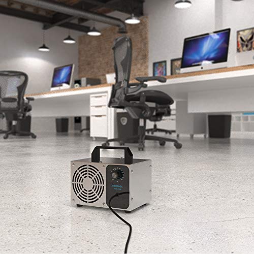 Cecotec Generador de ozono TotalPure 4000 Ozone.Potencia 120 W, Limpia 28 g/hora, Temporizador ,Apagado automático, Cobertura hasta 100 m2, Uso Sencillo, Fácil transporte