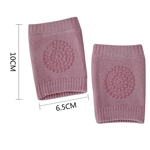 CENRONG Rodilleras Bebe，5Pares Antideslizantes rodilleras bebe Protectores de rodilla de niños Calentador de piernas elástico para bebé，para Bebé 0 a 24 meses