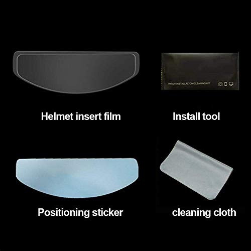 CerisiaAnn Protector de visera para casco de motocicleta, protector universal para casco de motocicleta, antiempañamiento, visera de niebla