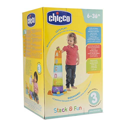 Chicco-60830 Súper Torre Apilable, Multicolor, Sin Talla (Artsana 13)