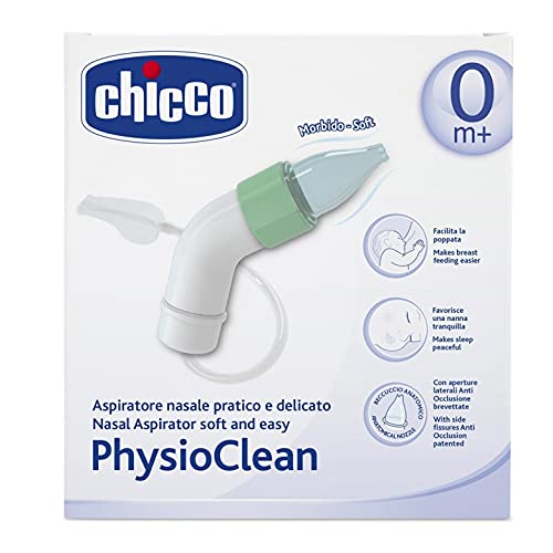 Chicco Physio Clean - Aspirador nasal con 3 sondas